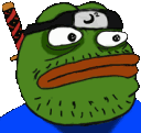 PepeSamuraiCamo Discord emoji