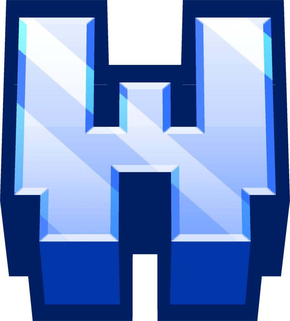 minecraft-blue-w gaming emoji