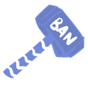 BlurpleBanHammer Discord emoji