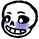 sansblush cute emoji