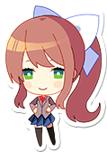Monika trending emoji