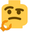 ThinkingLego Discord emoji