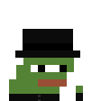 PixelPepeFedora pepe emoji