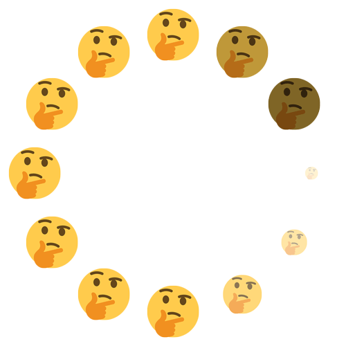 thinkloading animated emoji