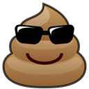 PoopWithGlasses Discord emoji