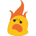 BlobFire blob emoji