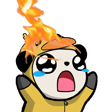 PandaFire animated emoji