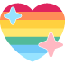 PrideSparkleHeart cute emoji