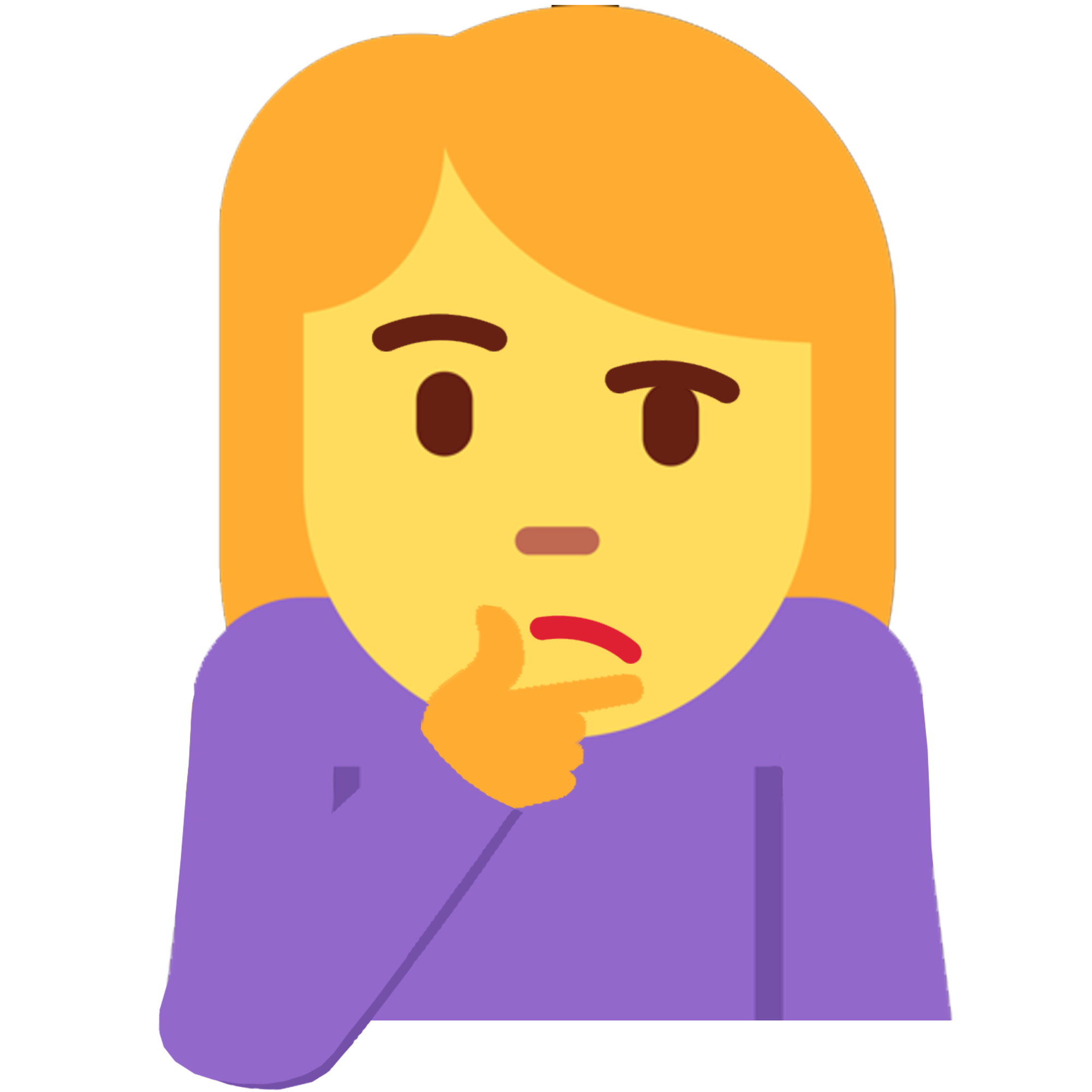 thinking_woman Discord emoji