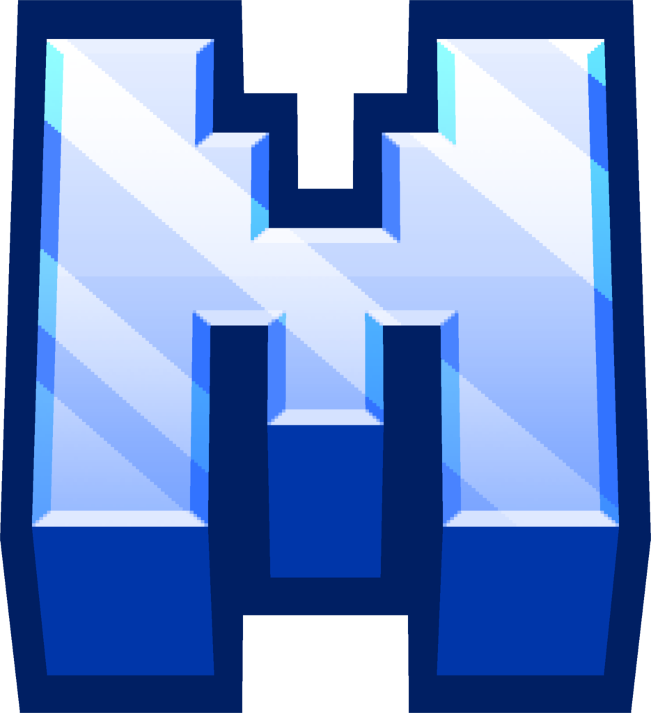 minecraft-blue-m gaming emoji