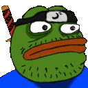 PepeSamuraiPoof Discord emoji