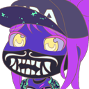akali_kda_ohayo Discord emoji