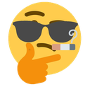CoolSmokingface Discord emoji