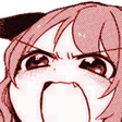 Angry reaction emoji