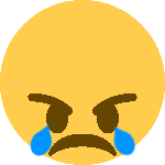 angrycry reaction emoji
