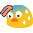 BlobFearSweat blob emoji