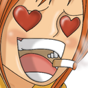 INTSL_Nami_Sanji_heart_eyes Discord emoji