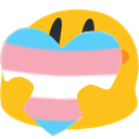 BlobTransgenderHeart blob emoji