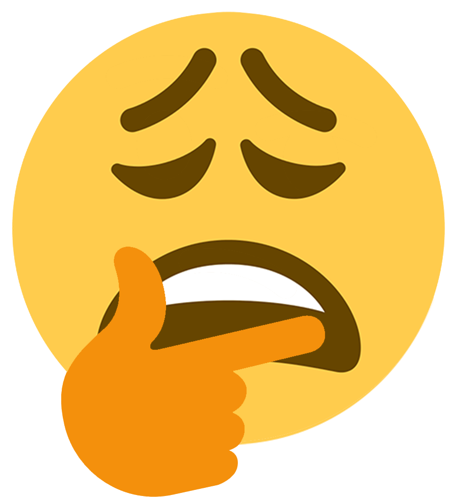 ThinkingWeary Discord emoji