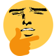 ThinkingHandsome Discord emoji