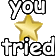 YouTried animated emoji