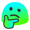 ThinkBlueGreen Discord emoji