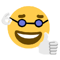 emojiwithglasses Discord emoji