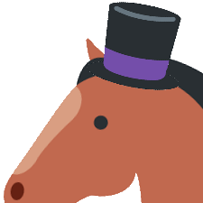 tophat_horse Discord emoji