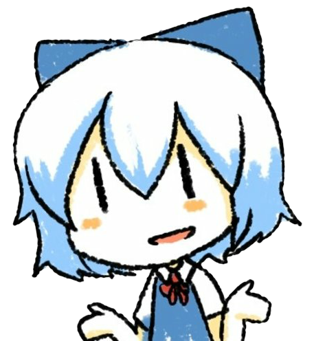 cirno_shrug Discord emoji