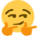 smirk_two_hand Discord emoji