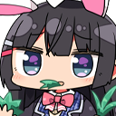 mito_tsukino_bunny_nom Discord emoji