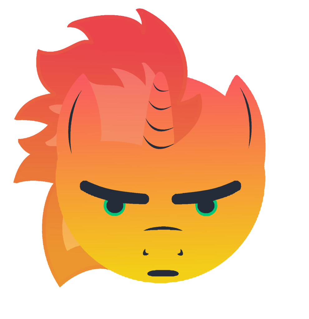 AngryUnicorn reaction emoji