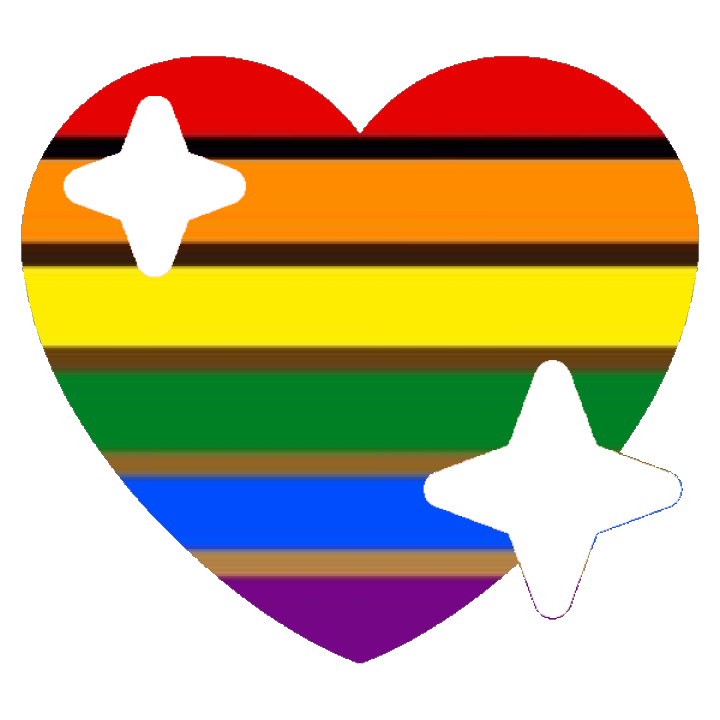 poc_lgbtq_gradient_pride_sparkle_heart cute emoji