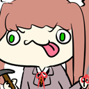 ddlc_monika_hammer_derp Discord emoji
