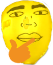 HandsomeBaloonThink Discord emoji