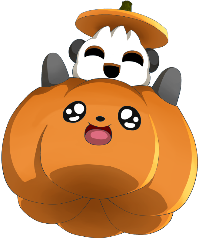 PandaPumpkin Discord emoji