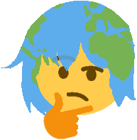 ThinkingEarthChan Discord emoji
