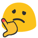 BlobHurtHisFinger Discord emoji