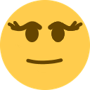 WomanSlightSmile Discord emoji
