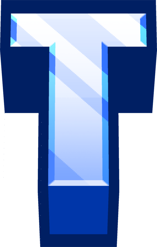 minecraft-blue-t gaming emoji