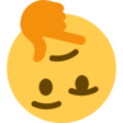 ThinkingInverted Discord emoji