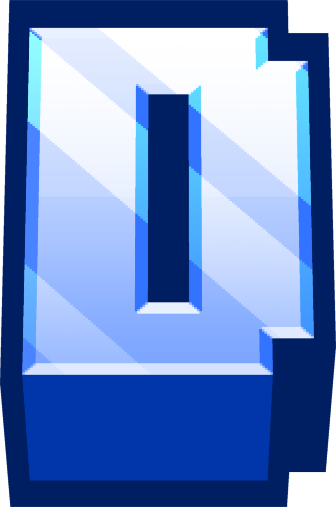 minecraft-blue-d gaming emoji