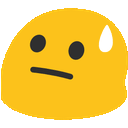 BlobNervous blob emoji