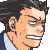 INTSL_Phoenix_Wright_sweating Discord emoji