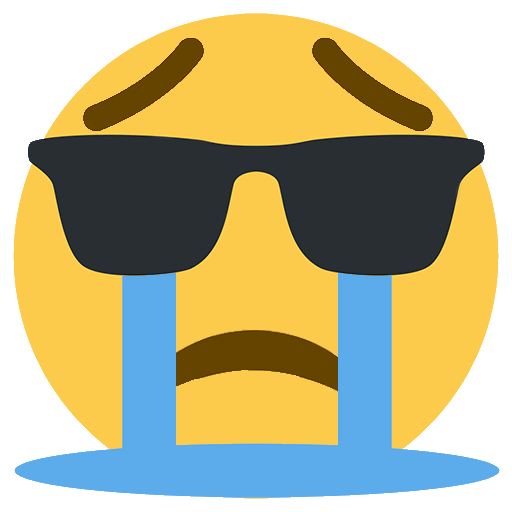 CryingCool reaction emoji