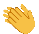 clapping animated emoji