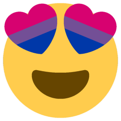 BiPride_Face Discord emoji