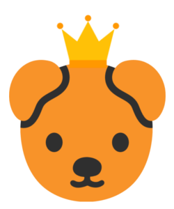 crowndog dog emoji